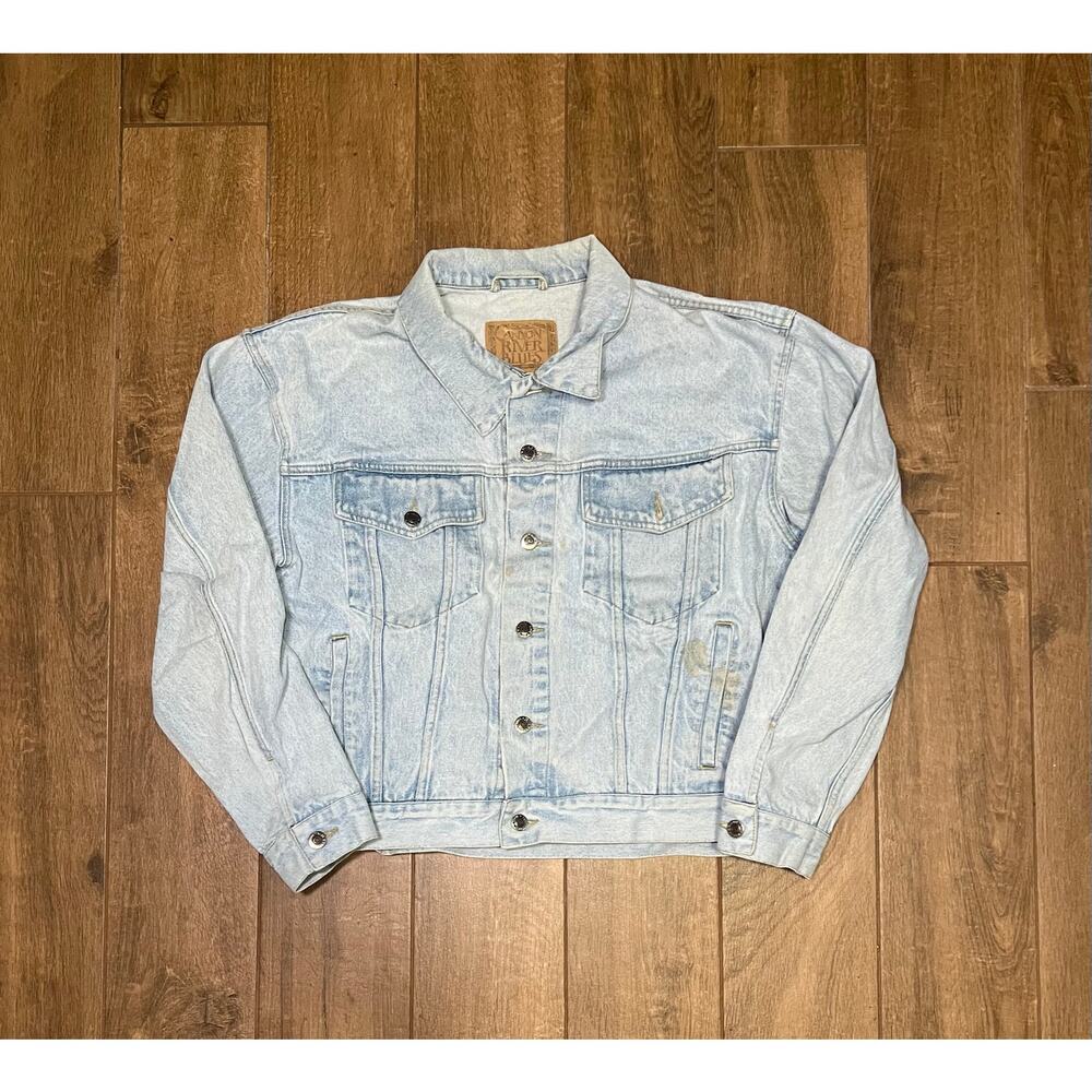 Vintage Canyon River Blues Denim Jacket Size Medium